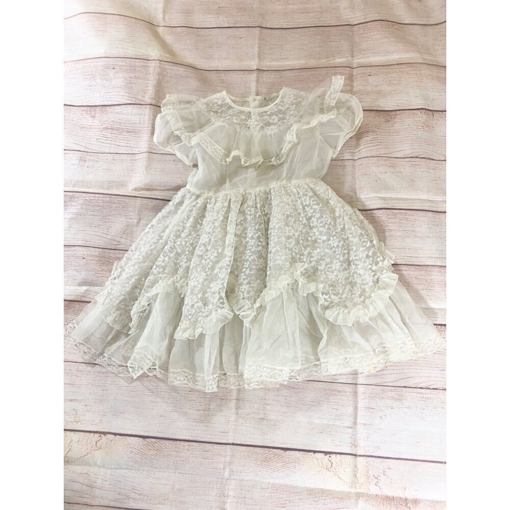 Vintage 1950's First Lady of The Party By Merry Girl - Girls Mesh Dress - No Siz - Picture 6 of 13